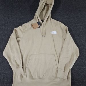 The North Face Box NSE Pullover Hoodie Mens XL Khaki Camo Graphic Sweatshirt